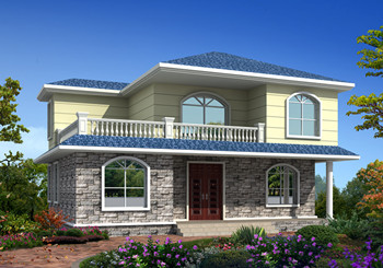 農村15萬元二層小樓圖，占地100平米左右，簡單實用，戶型合理