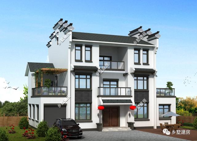 4款中式風格的小別墅設計圖，很適合我們農村自建，大家一起來看看吧