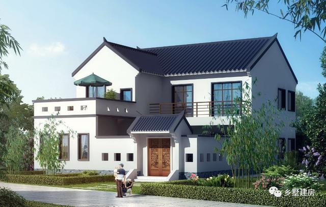 4款中式風格的小別墅設計圖，很適合我們農村自建，大家一起來看看吧