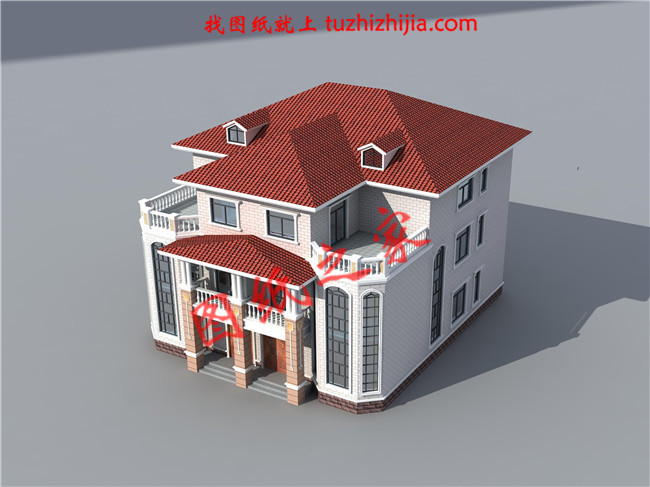 農村兄弟雙拼別墅三層,美觀氣派,室內布局合理實用