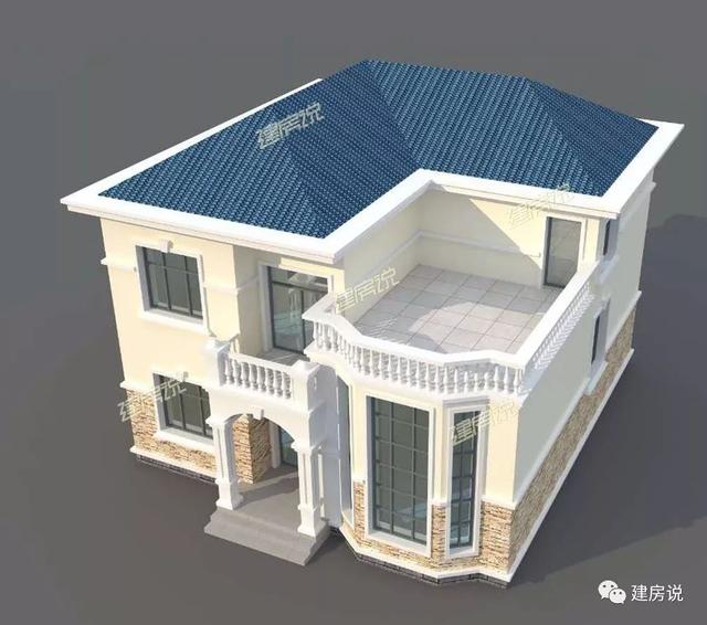 5款二層別墅圖很美很實惠，看起來夠洋氣，造價也不高，建到就是賺到