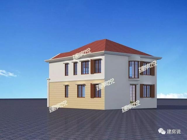 5款二層別墅圖很美很實惠，看起來夠洋氣，造價也不高，建到就是賺到