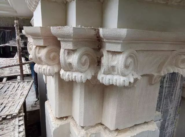 歐式建筑上的羅馬柱制作,詳細全過程(多圖)