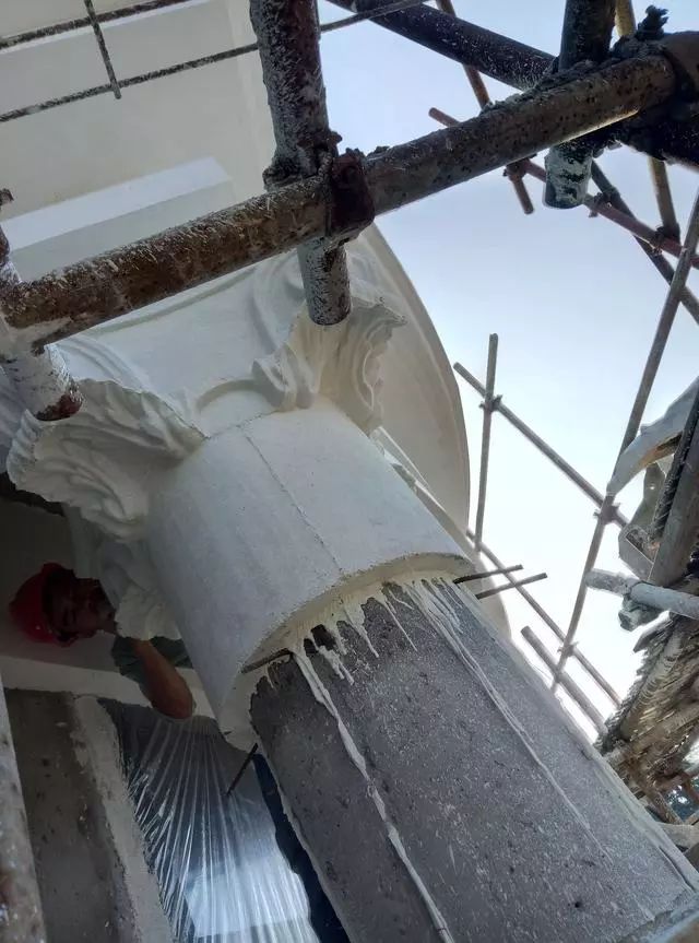 歐式建筑上的羅馬柱制作,詳細全過程(多圖)