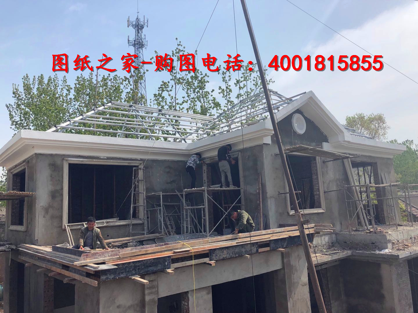 150平農村二層樓房實景圖，30萬建好，帶施工圖，城里2套房都不換！