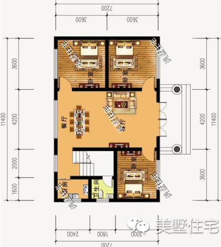 3套三層的小洋別墅設(shè)計圖，外觀漂亮又大氣，給父母一個舒適的家