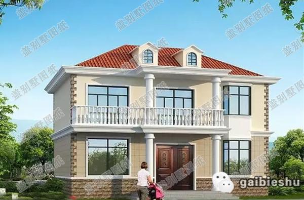 2款二層農(nóng)村別墅設(shè)計(jì)圖，造價都在20左右，外觀太吸引人了
