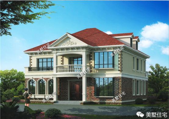 3款農村2層小別墅圖，20萬就能建起來，讓你花少錢，建好的房子！