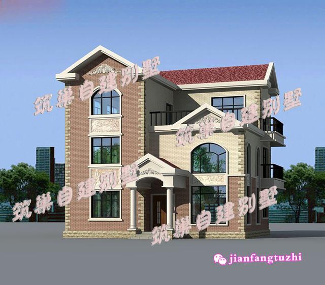 簡(jiǎn)易三層農(nóng)村自建房全套設(shè)計(jì)施工圖，100平方米12x9米房屋結(jié)構(gòu)層次分明