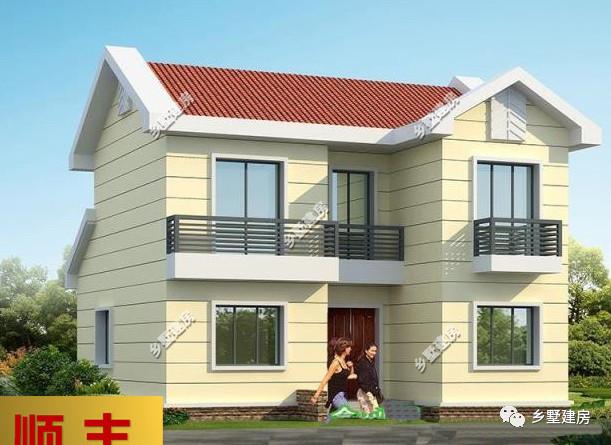 三款農村二層別墅圖，不到100平的農村小別墅，讓你知道小面積也有好布局