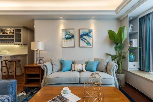 緊湊型美式裝修，套內面積89平米，一樣的漂亮