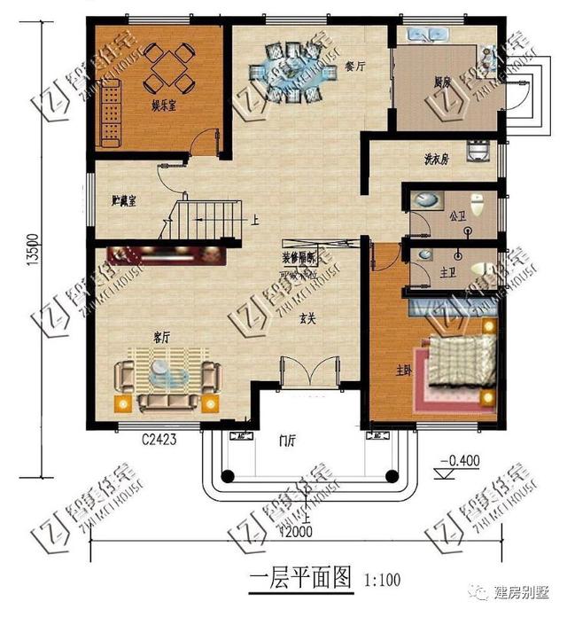 兩棟漂亮實用的二層別墅圖，無論建哪一棟別墅，都會令人羨慕不已