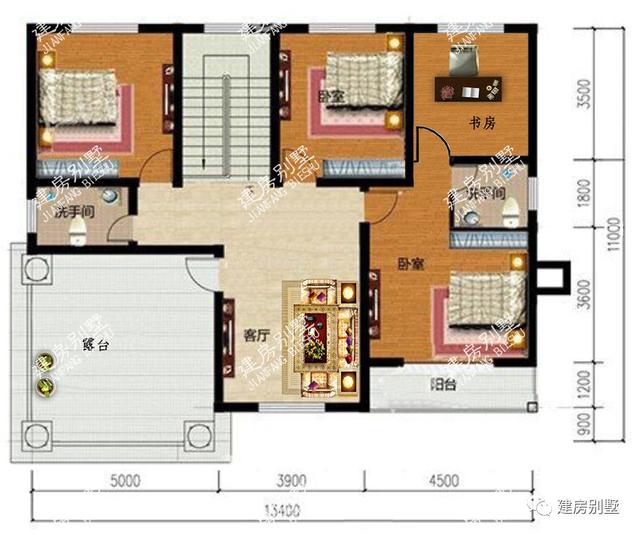 兩棟漂亮實用的二層別墅圖，無論建哪一棟別墅，都會令人羨慕不已