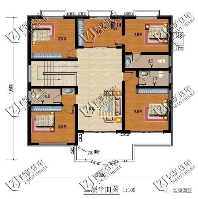 兩棟漂亮實用的二層別墅圖，無論建哪一棟別墅，都會令人羨慕不已