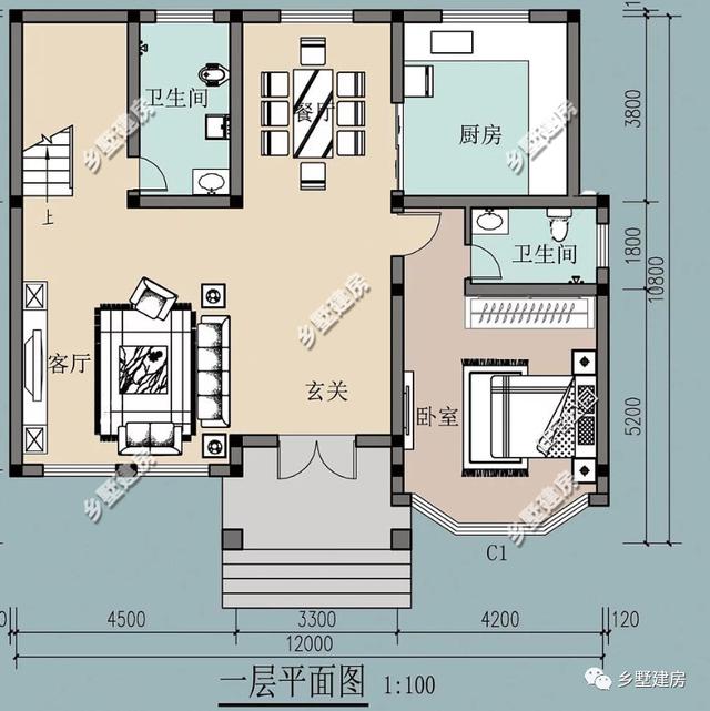 二層歐式現(xiàn)代農(nóng)村自建房設(shè)計圖，與其負債累累的還房貸，不如回家花30萬蓋一棟漂亮的小別墅