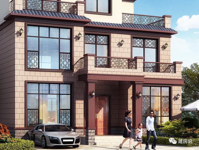 3棟130平的新中式別墅設計圖，外觀典雅大氣真心漂亮，農村自建房的新潮流