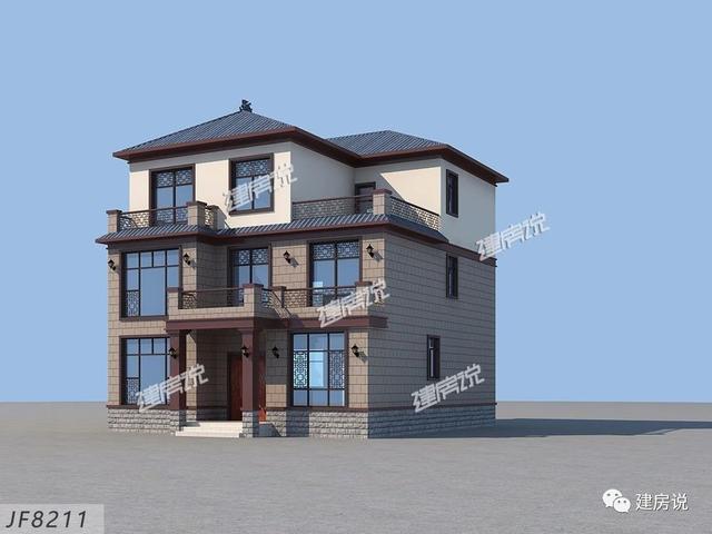 3棟130平的新中式別墅設計圖，外觀典雅大氣真心漂亮，農村自建房的新潮流