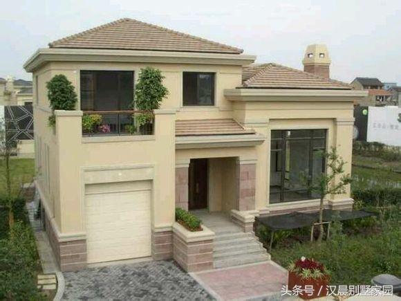 一棟漂亮實(shí)用的二層別墅圖，25萬建成，經(jīng)典布局永不過時