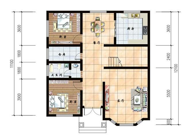 15萬建農村最好的二層樓房圖，經濟實用，鄉(xiāng)親看了都羨慕！