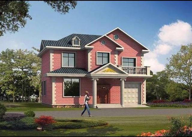 開間進深9米，占地100平米的兩款二層農村自建房設計圖，非常實用的戶型