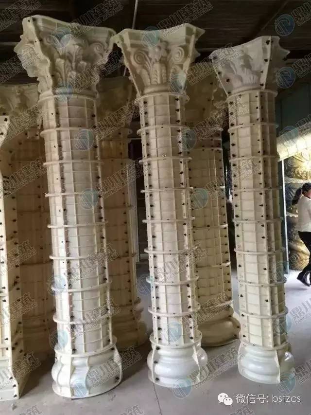 GRC羅馬柱模具的優點和施工使用方法