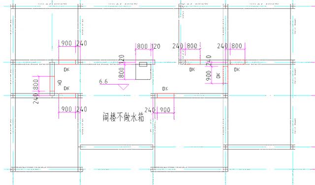 簡約大方的二層帶閣樓層25萬3廳5室15×9米自建別墅全套施工圖