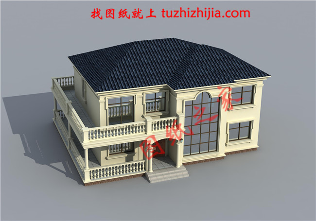 二層復式樓房設計圖，平實接地氣的平面布局