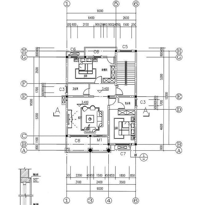 3棟最新款三層半別墅圖片，建其中一棟都可以成地標建筑（全套施工圖）