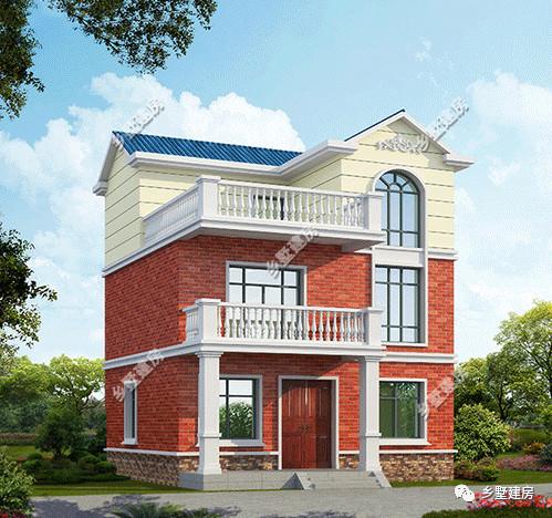 18萬三層農村新別墅圖，五室兩廳還有一個大露臺，真是太劃算了