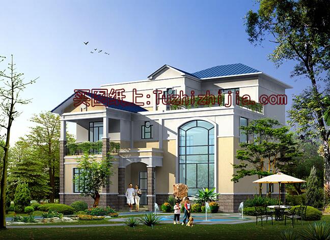 精選5套農村三層樓房新款圖片，第4套30萬，第3套最美？