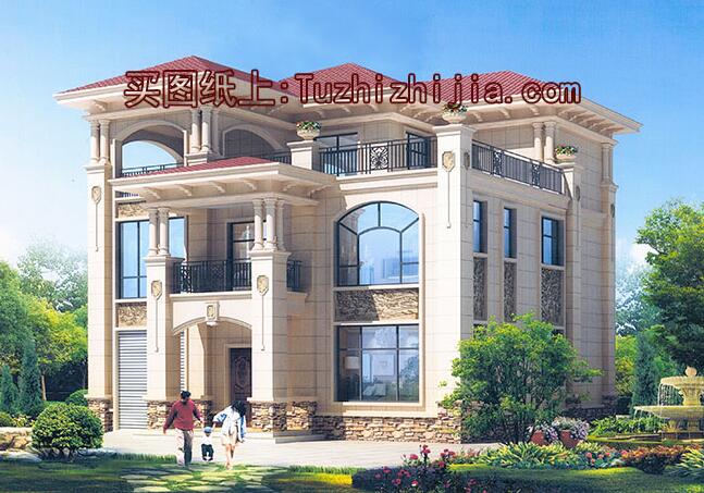 精選5套農村三層樓房新款圖片，第4套30萬，第3套最美？