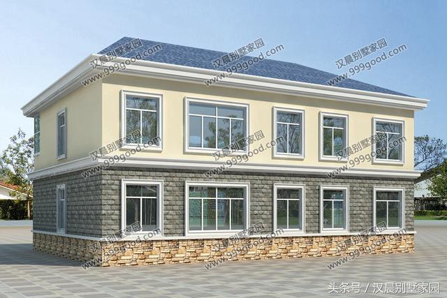 這棟14.4X11.4米兩層別墅設計圖超適合在北方建筑，北方的朋友看過來！