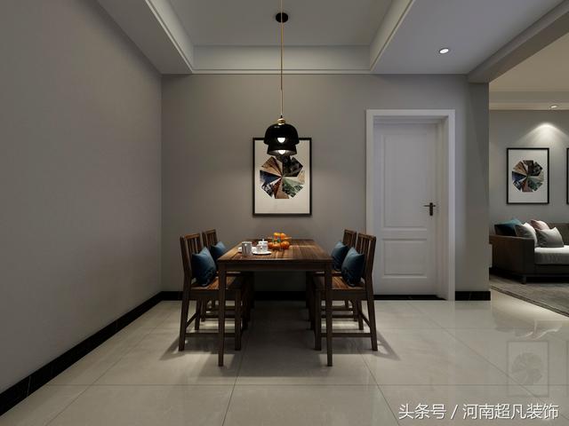 120平現代簡約的裝修效果圖，撥動你的心弦，邊線條都很硬朗，空間大方簡約，讓人心曠神怡