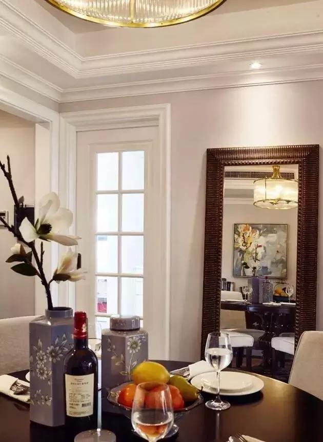 100平米三居室簡約美式風格裝修設計，整個色調為奶茶色，溫暖輕柔了整個空間！