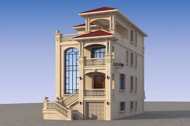 不怕宅基地小，推薦三款開間只有7米的農村自建房設計圖，經濟實用，還帶車庫