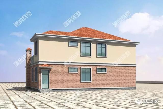 很適合農村老人居住的15.2×13米二層別墅設計圖，帶柴火灶和糧倉