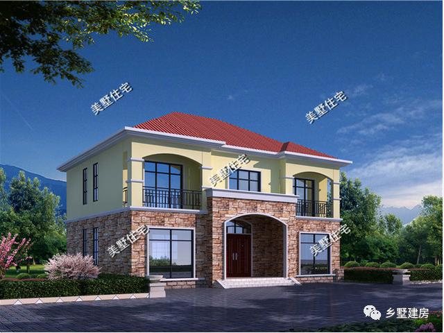 看上去毫無建房欲望的自建房設計圖紙，誰能想到建出來的房子這么好看