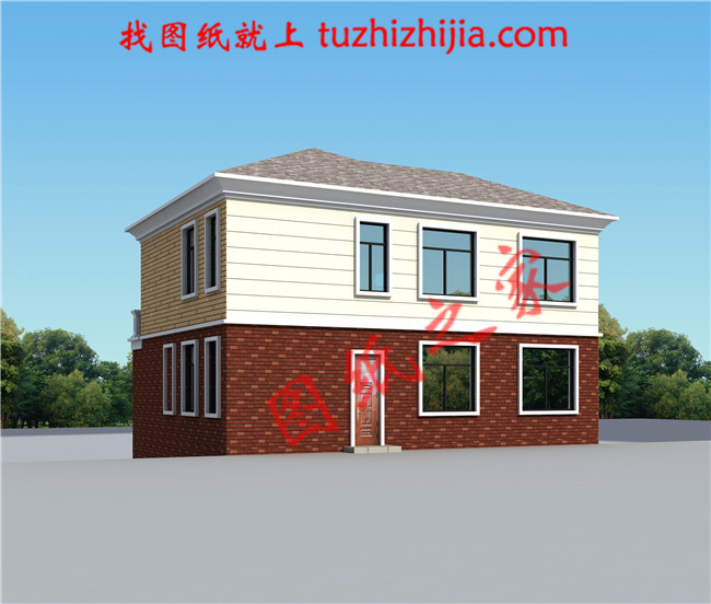 12x10米農(nóng)村建房圖紙，客廳中空，讓你后半輩子在稱贊聲中度過