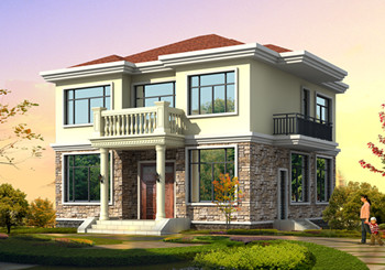 實用型農(nóng)村120平米二層樓房設(shè)計圖，小巧美觀實用