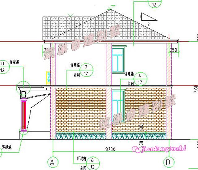 20x10米二層農村自建房別墅設計效果圖平面圖，建了這樣的房子，保證人人夸