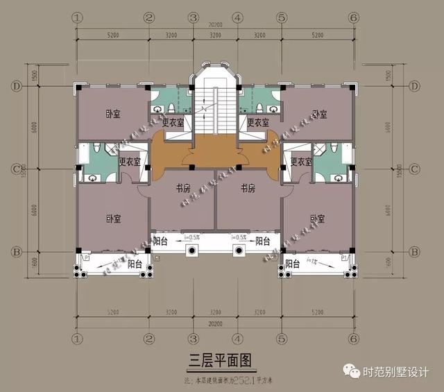 帶地下車庫，茶室和書房的三層歐式別墅設(shè)計圖，9室4廳，適合農(nóng)村自建！