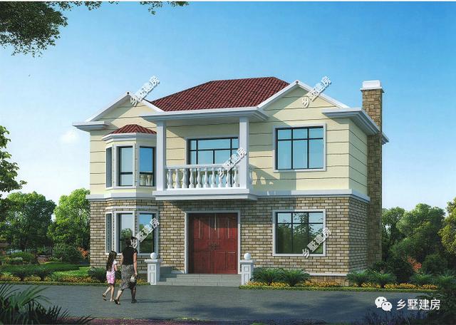 一套圖紙建兩棟別墅，在農村自建房就需要這樣的設計圖紙，既方便又省錢