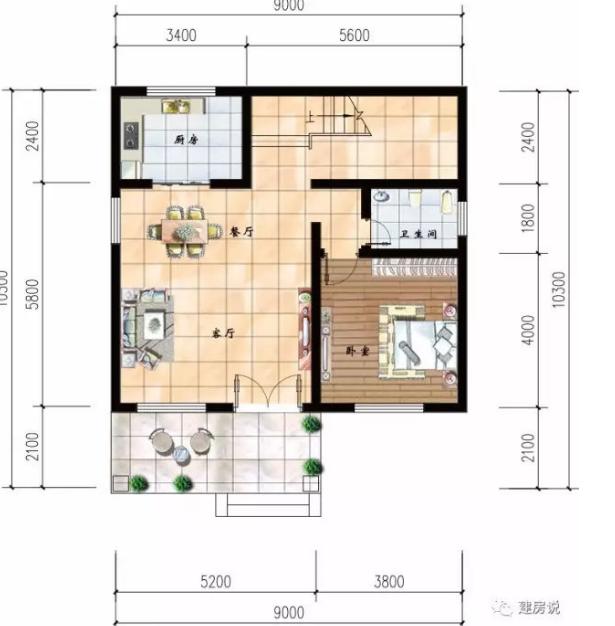 宅基地小沒關(guān)系，推薦三款占地面積80平方農(nóng)村別墅設(shè)計圖，你應(yīng)該喜歡！