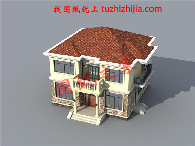 實用型農村120平米二層樓房設計圖，小巧美觀實用