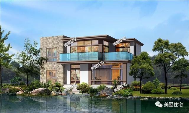 3套平屋頂實用小別墅設計圖，造價26萬左右，建好了全村人都羨慕