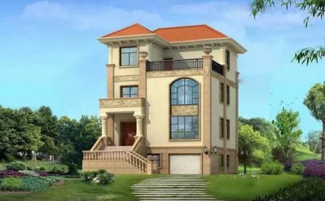 10米開間30萬以內小戶型農村別墅設計圖，布局實用性和經濟性都不錯，怪不得這么受歡迎