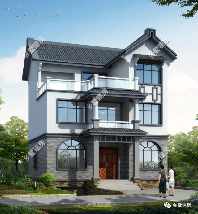 3款農村三層小別墅設計圖，新中式風格經久耐看，永不過時，建完不后悔！