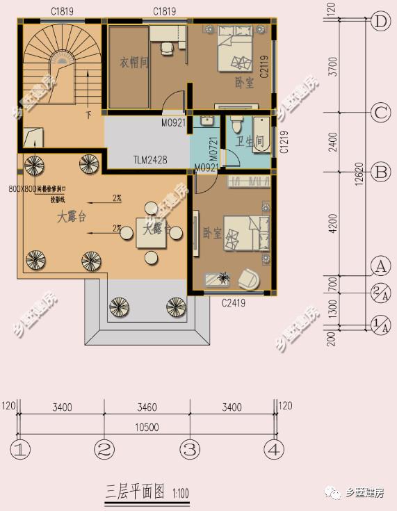 3款農村三層小別墅設計圖，新中式風格經久耐看，永不過時，建完不后悔！