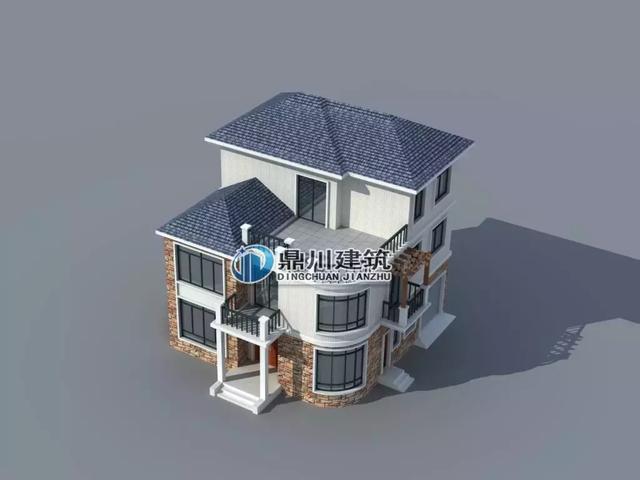 一套別墅，兩種布局設計，三層簡歐風格的別墅設計圖，造價只要28萬，建好驚艷鄰里鄉親