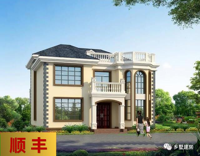 2款帶獨立廚房、露臺的農村二層別墅設計圖，20多萬就能建 經濟實惠還好看